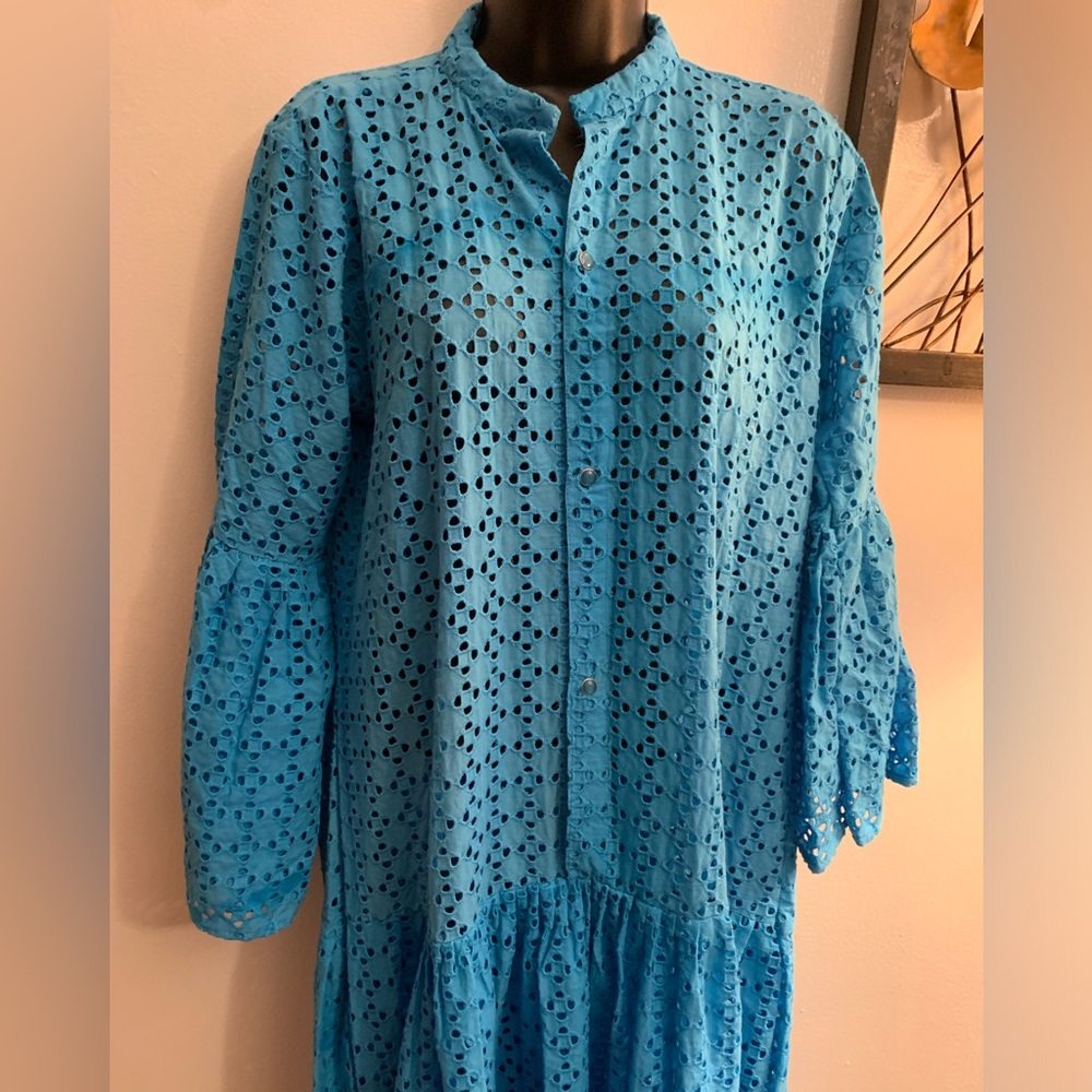 DianatouBoutik Collection Embroidery Cotton Maxi Dress - Picture 4 of 7